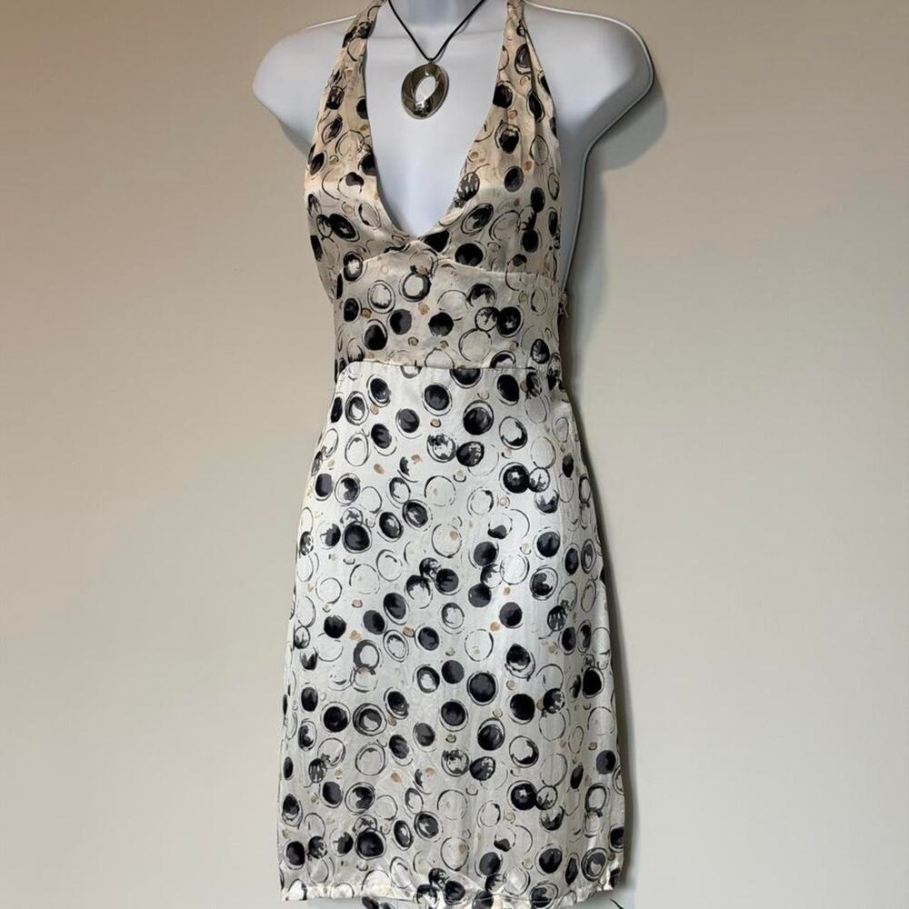 Vintage y2k halter mini dress